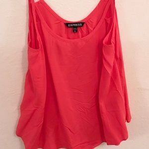 Express coral tank blouse